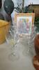 Wine Glasses, Tray, and Decor - 6