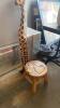 Wooden Giraffe and Stool