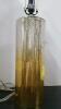 Translucent Gold Tinted Lamp Set - 4