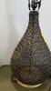 Woven Style Brass-like Lamp - 3