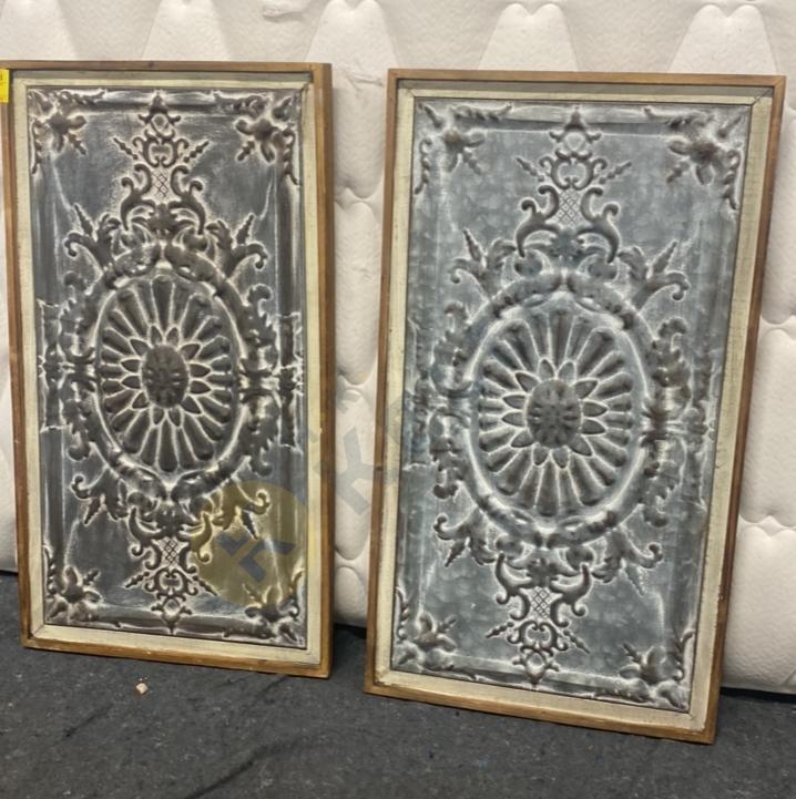 Set of Metal Wall Art Pieces