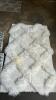 Three White and Grey Accent Rugs - 2