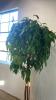 Faux Tropical Tree with Basket Base and Basket - 4