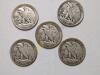 5 Walking Liberty Silver Half Dollar Coins - 2