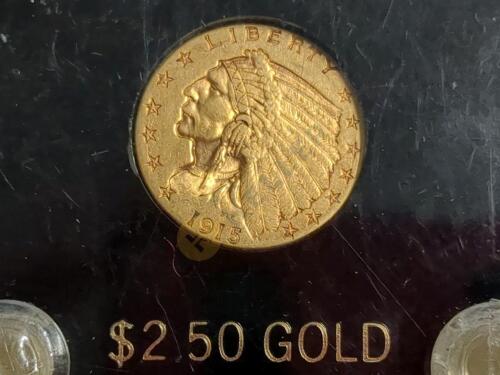 1915 Gold Indian Head $2.50 Coin