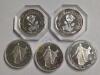 1974 Silver Bicentennial Medals and 1966 Silver Lancaster Medals - 2