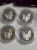 Four American Eagle 1oz. Proof Silver Buliion Coins - 4