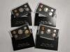 1992, 1993, 1994, 1997 US Silver Proof Sets