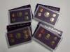 1987, 1988, 1989, 1990 US Proof Coin Sets