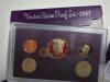 1987, 1988, 1989, 1991 US Proof Coin Sets - 2