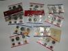 1984, 1987, 1988, 1989, 1990 Uncirculated Coins Sets