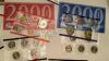 1997, 1998, 1999, 2000, 2003 Uncirculated Coin Sets - 6