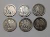 6 Walking Liberty Silver Half Dollar Coins - 2