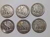 6 Walking Liberty Silver Half Dollar Coins - 2