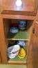 Contents of Window Side of Kitchen Cabinets - 18