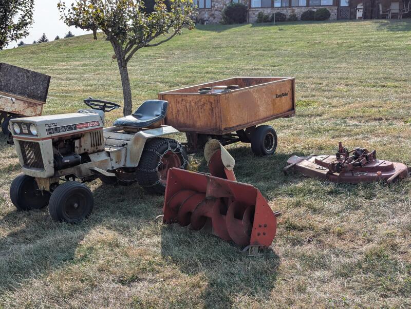 Bolens Husky Hydrostatic 1256 Tractor with Attachments