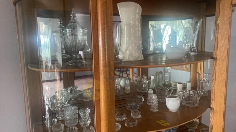 McCoy Hobnail Pitcher, Salts, Creamers, and More