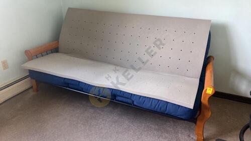 Futon with Foam Mattress Topper