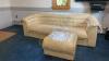 Leather Sofa and Ottoman - 6