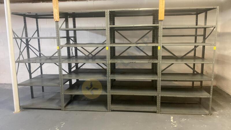 8 Metal Shelves