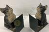 Pair of Cast Iron Cat Bookends - 5