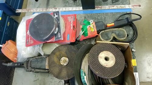 Grinder and Wheels, Polisher and Pads