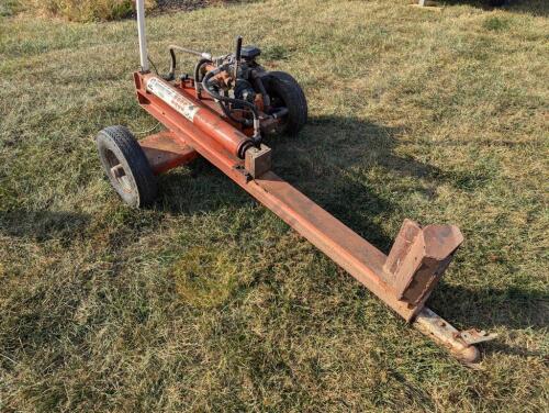 Log Splitter with Overhead Light