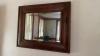 Wood Framed Mirror and Framed Print - 5