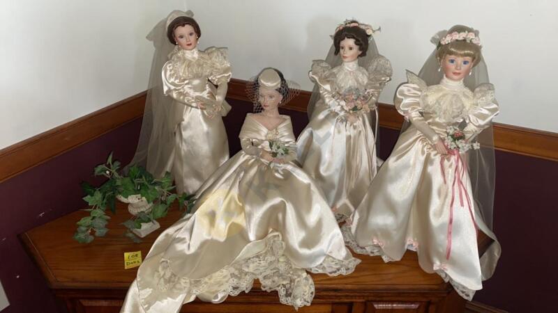 Porcelain Bride Dolls