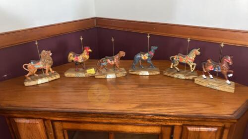 Rocky Spring Carousel Figurines by Landmark Miniatures