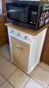 Toshiba Microwave and Trash Can Cabinet - 4