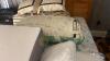 Full Headboard, Frame, Mattress, Box Springk, and Bedding - 9