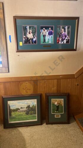 Framed Media Heights Art and Golf Photos