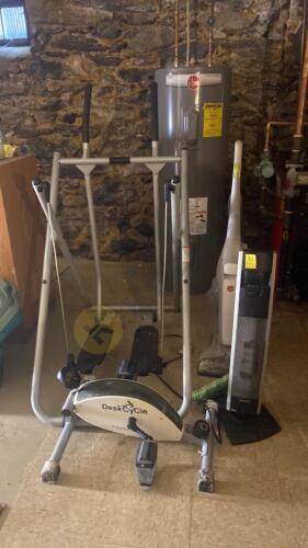 Exercise Equipment, Carpet Shampooer, and Space Heater