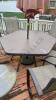 Patio Table, Chairs, Side Table, and Umbrella - 3