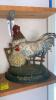 Cast Iron Rooster Door Stops - 2