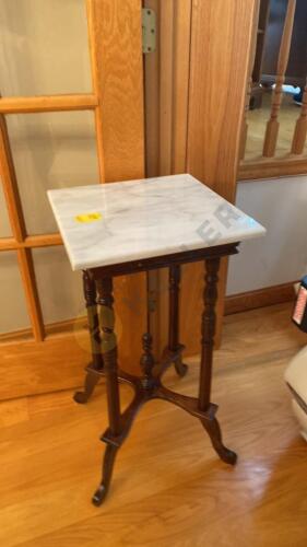 Marble Top Accent Table