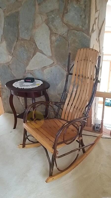 Rocking Chair and Nightstand