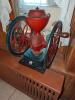 Antique Double Wheel Coffee Grinder and Antique Dazey Butter Churn - 12