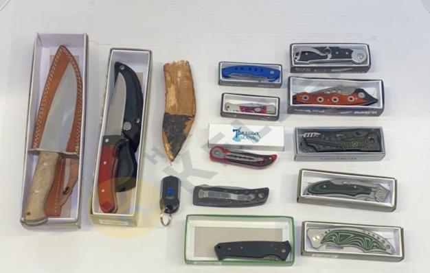 Collection of Pocket Knives and More