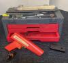 2 Plastic Toolboxes with Contents - 2