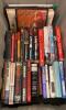 Variety of Books, Leathrr Sketch Books, Bins, And More - 2