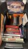 Variety of Books, Leathrr Sketch Books, Bins, And More - 3