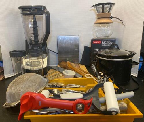 Ninja Blender, Utensils, and More