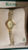 14K Gold Bulova Ladies Watch - 2