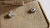 14K Gold Diamond Stud Earrings - 2