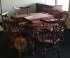 Cherry Dining Room Table and Chairs Set