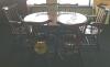 Cherry Dining Room Table and Chairs Set - 8