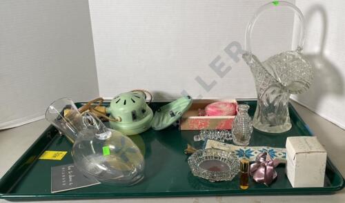 Vintage Hair Dryer, Glass Urinal, and More