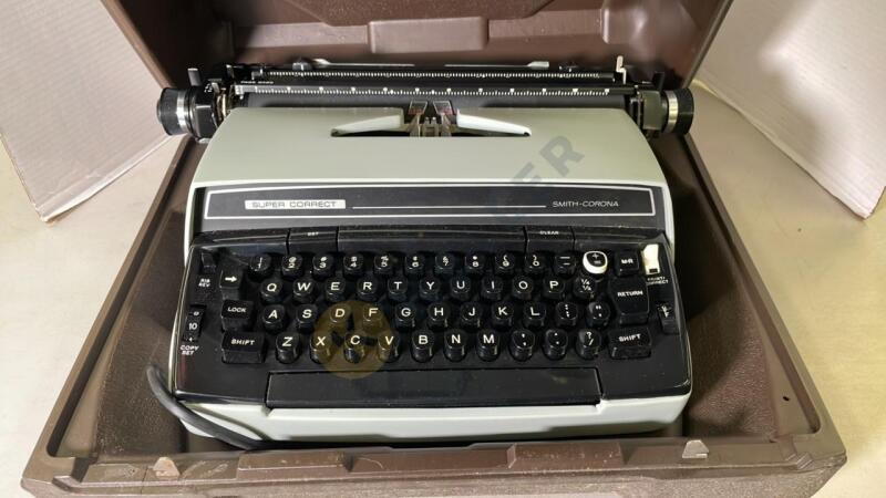 Smith-Corona Super Correct Electric Typewriter with Case